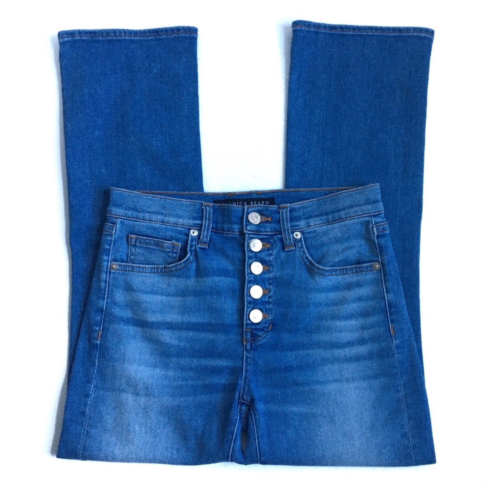 Veronica Beard Blue High Rise Jeans - Picture 2 of 16